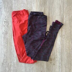 Womens Bundle of 2 Leggings - M